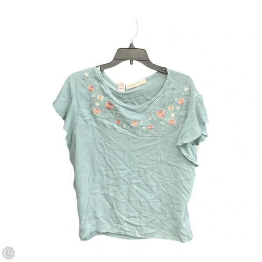 Top Short Sleeve By Clothes Mentor In Green, Size: S