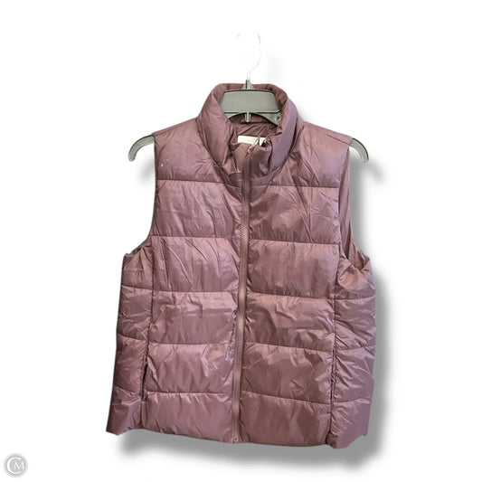 Vest Puffer & Quilted By Gap In Maroon, Size: M
