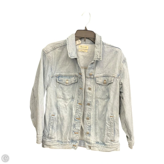 Jacket Denim By Madewell In Blue Denim, Size: S