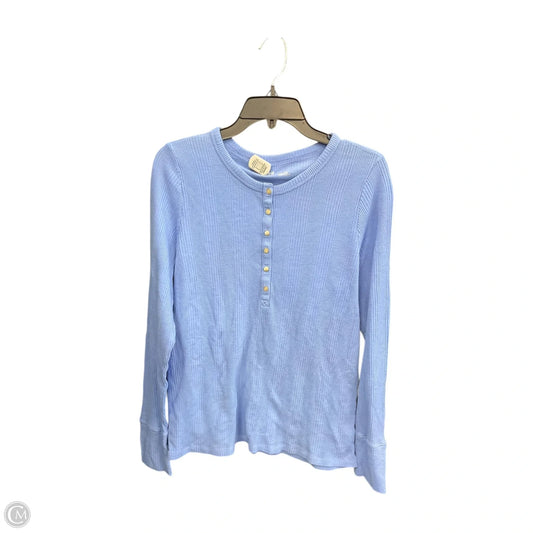 Top Long Sleeve By Aerie In Blue, Size: Xl