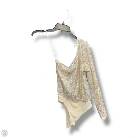 Bodysuit By Lulus In Silver, Size: S