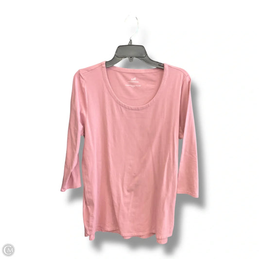 Tunic Long Sleeve By J. Jill In Pink, Size: M