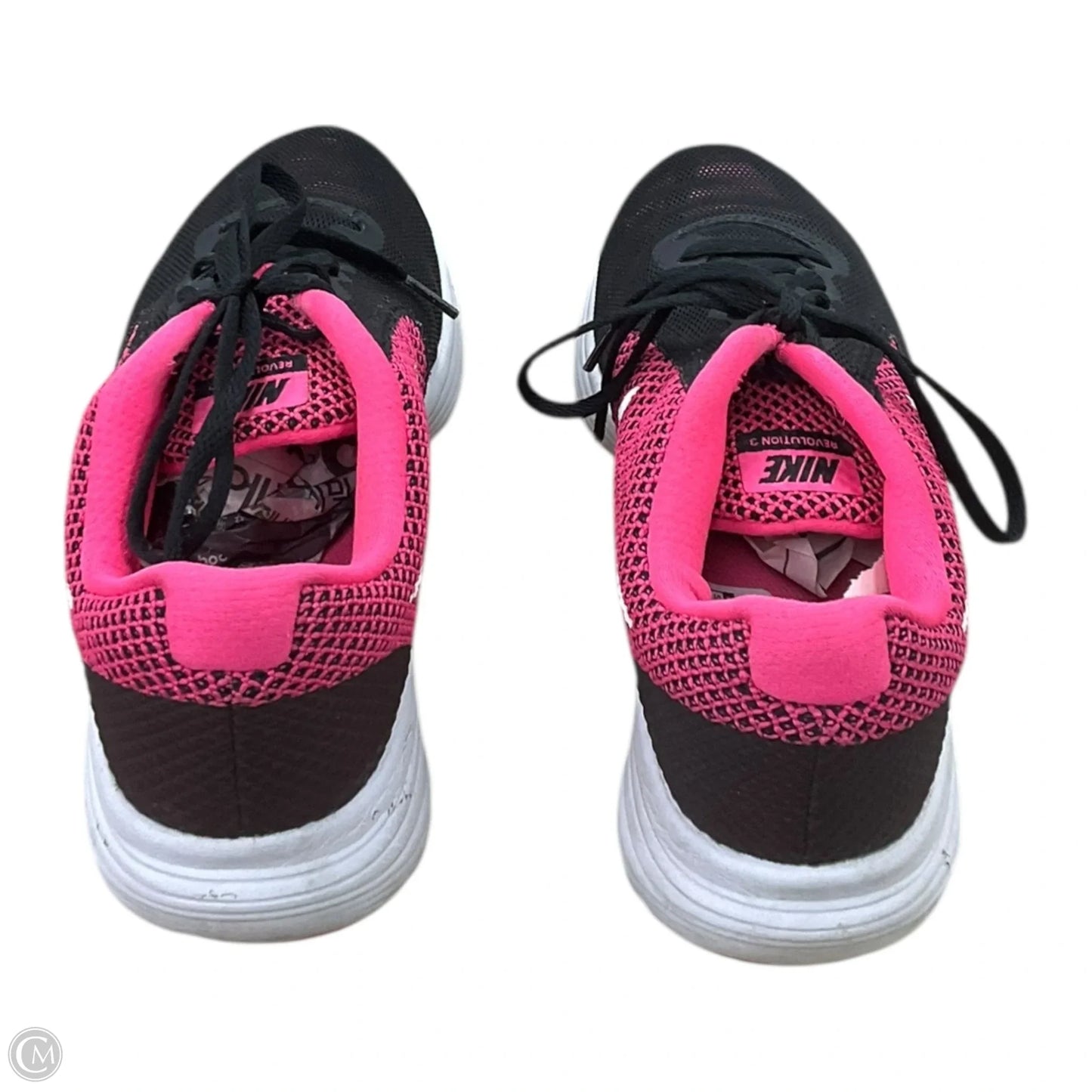 Shoes Athletic By Nike In Black & Pink, Size: 8