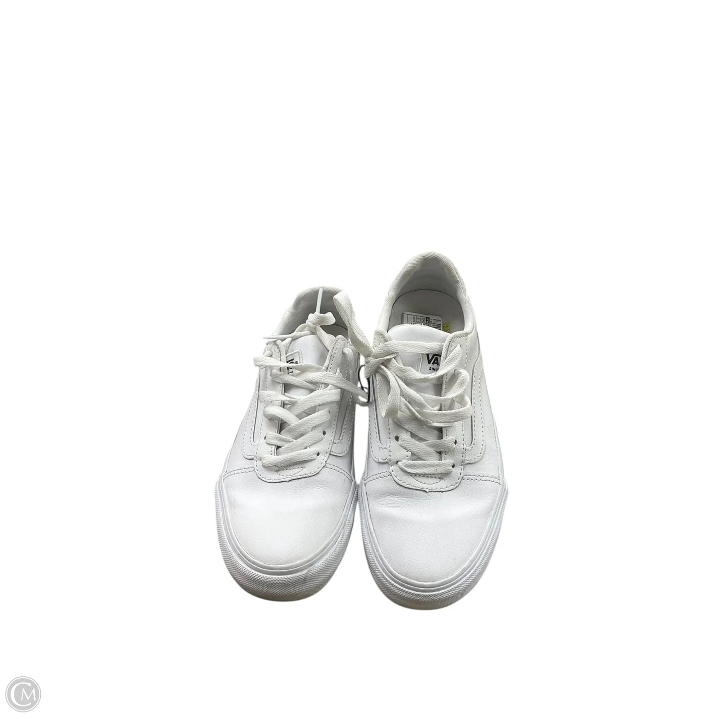 Shoes Sneakers By Vans In White, Size: 5.5