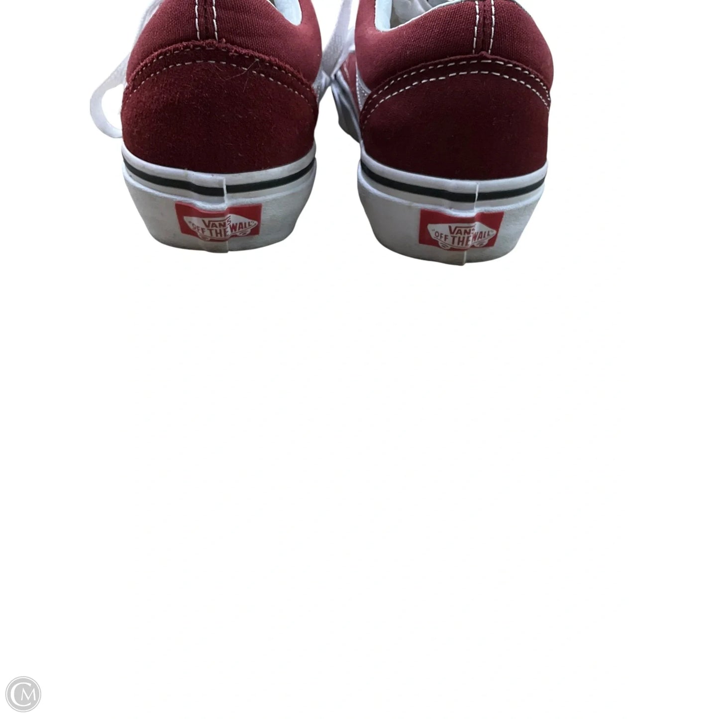 Shoes Sneakers By Vans In Maroon, Size: 5