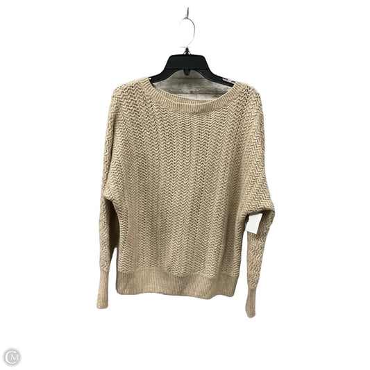 Sweater By Nicole Miller In Tan, Size: M