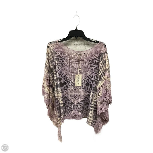 Poncho By Clothes Mentor In Multi-colored, Size: Osfm