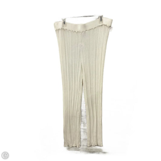 Pants Leggings By Fashion Nova In Cream, Size: 18