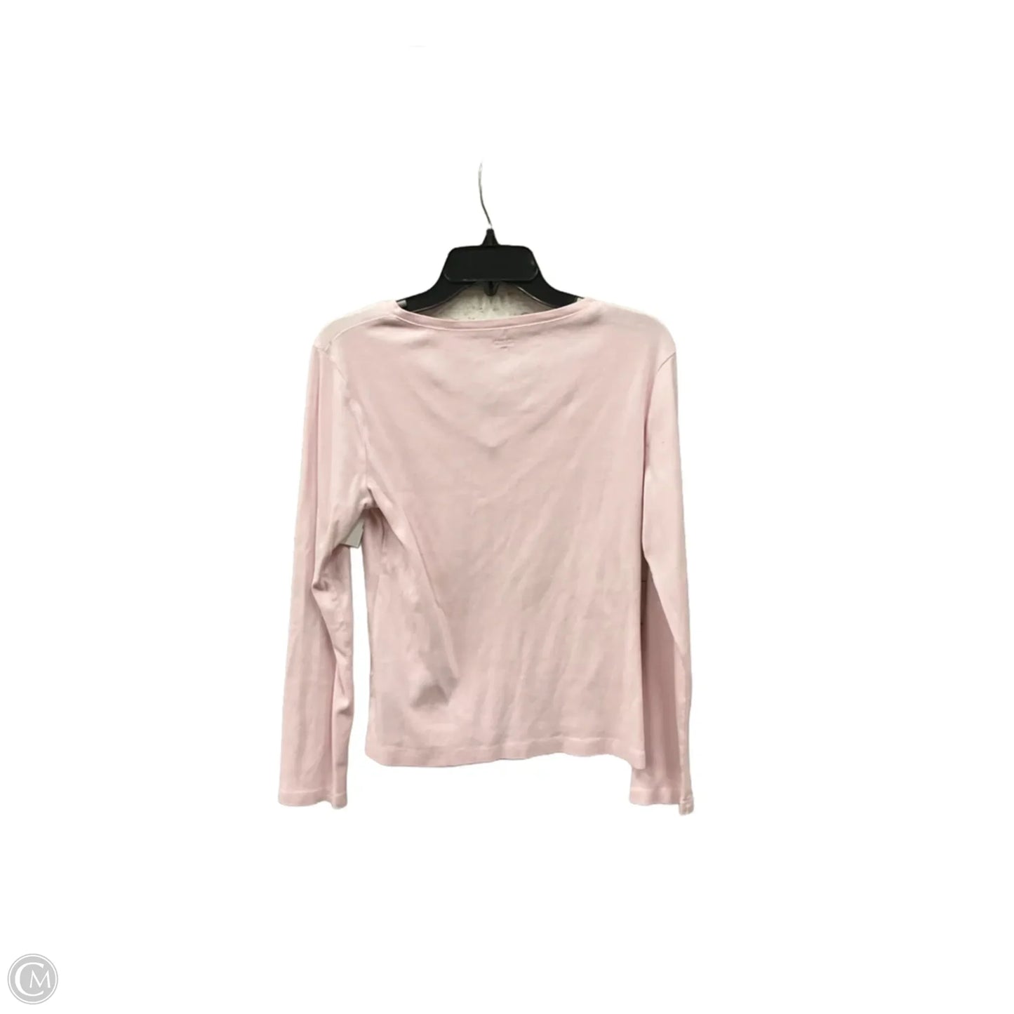Top Long Sleeve Basic By Tommy Hilfiger In Pink, Size: L
