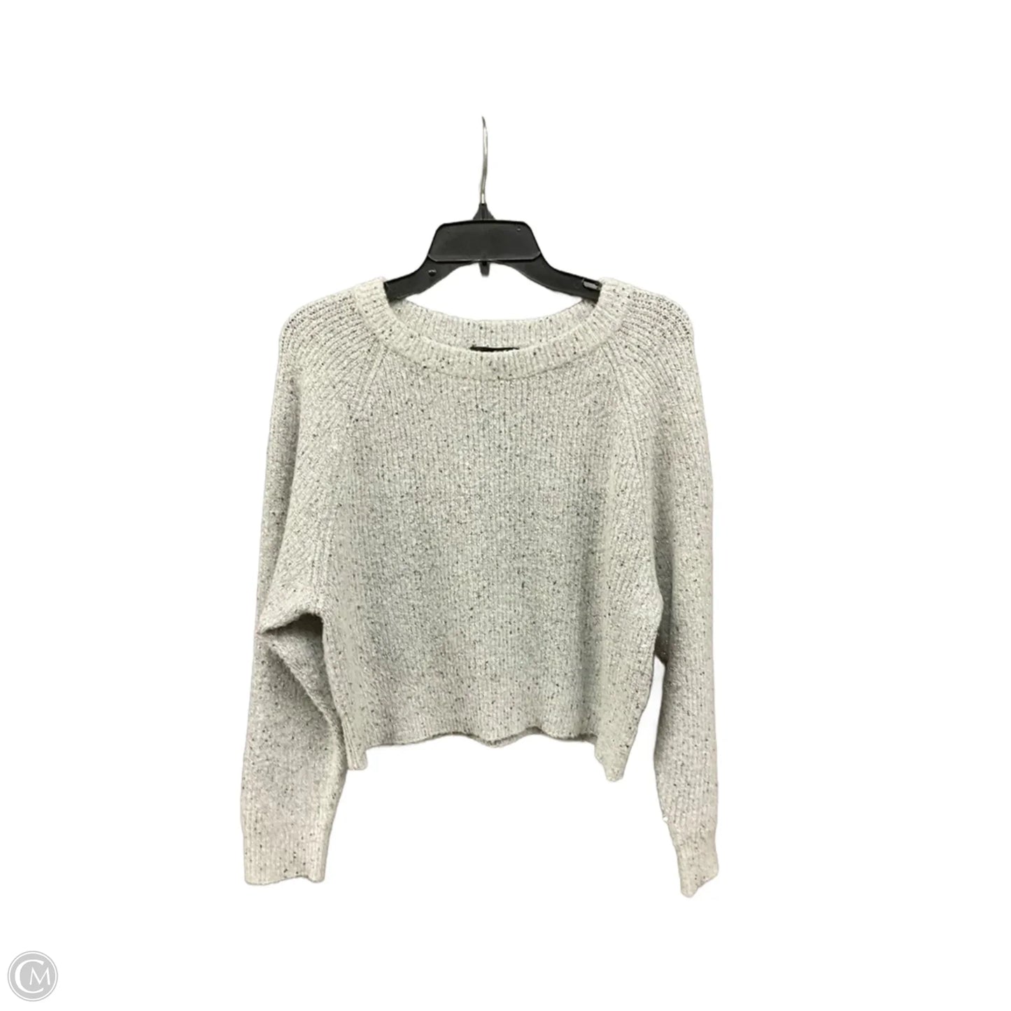 Sweater By Express In Silver, Size: M