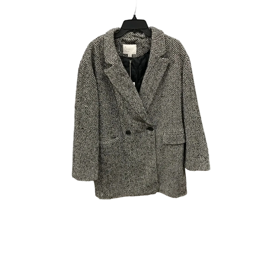 Coat Peacoat By A New Day In Grey, Size: Xxl