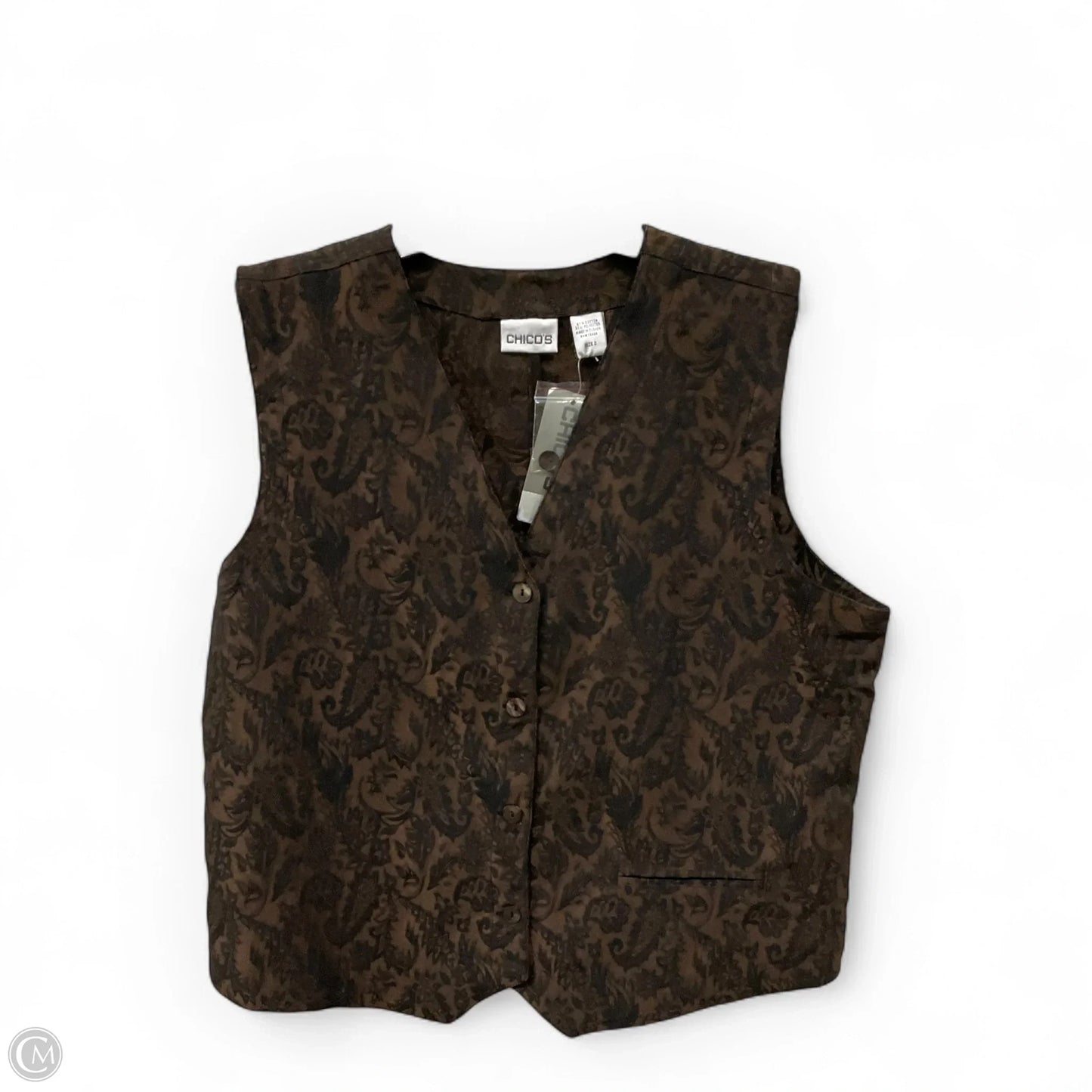 Vest Other By Chicos In Brown, Size: L