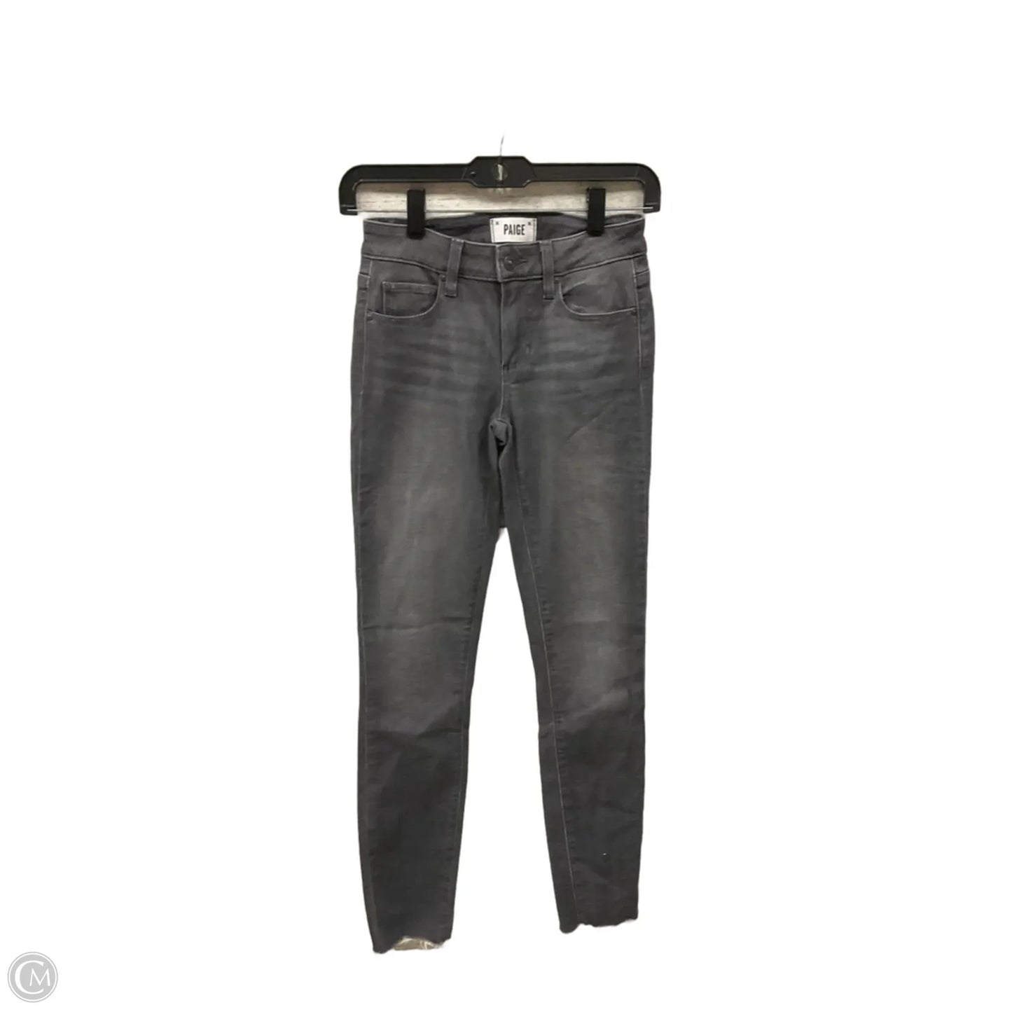 Jeans Skinny By Paige In Grey Denim, Size: 0