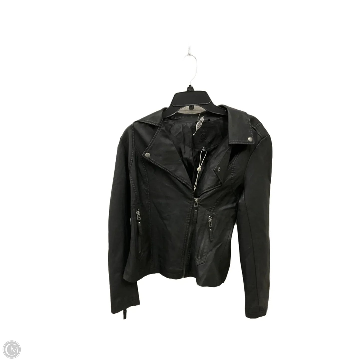 Jacket Moto By Max Studio In Black, Size: S