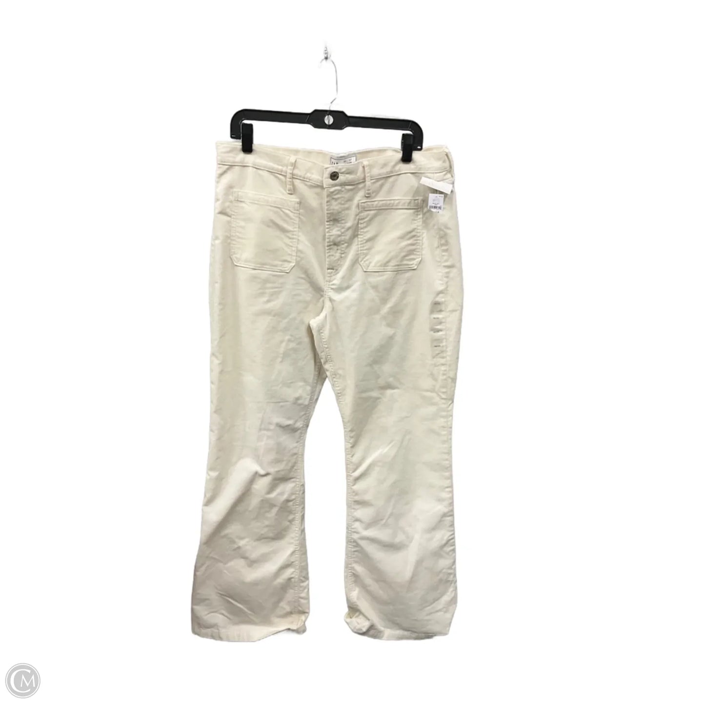Pants Corduroy By Gap In Cream, Size: 16