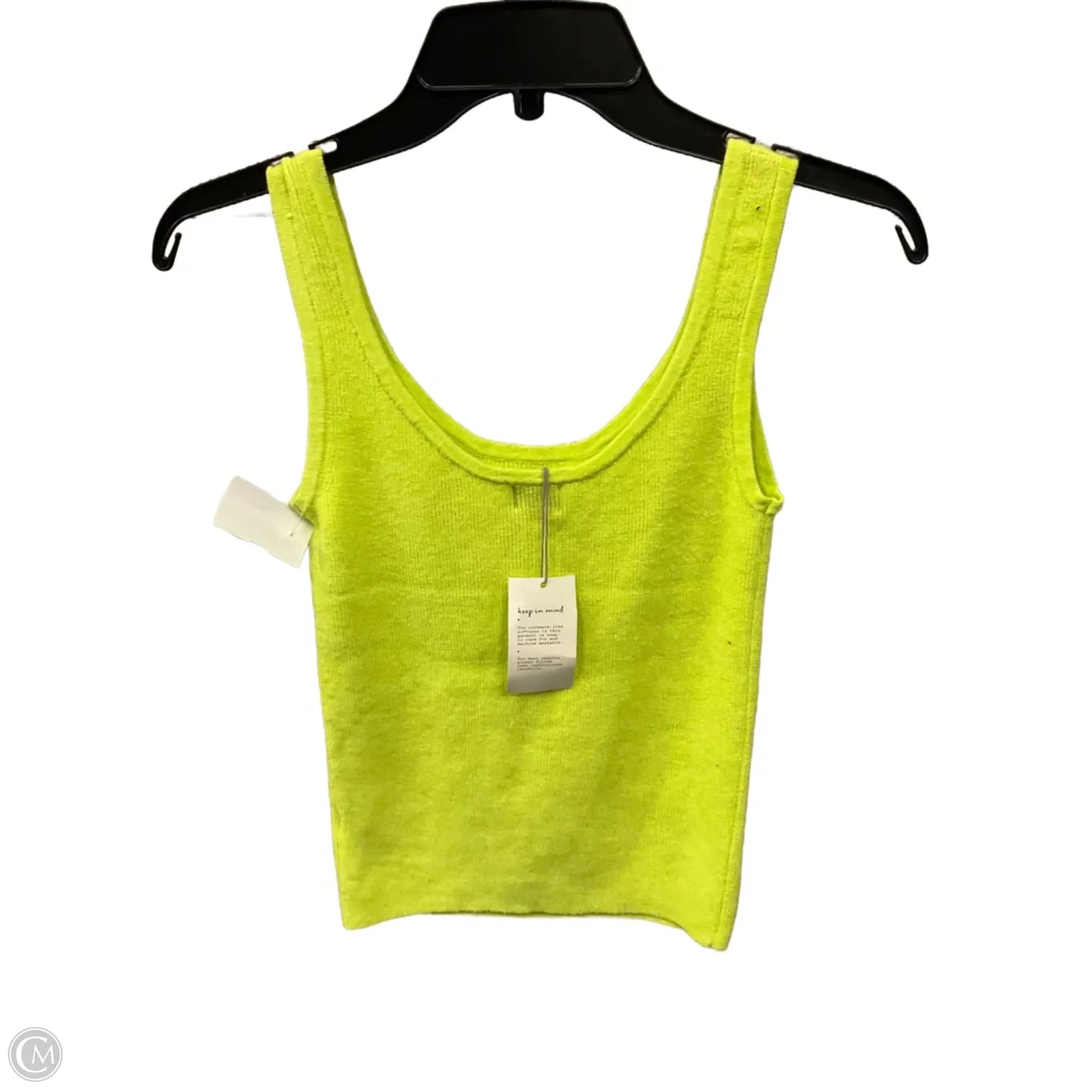 Top Sleeveless Basic By A New Day In Green, Size: Xs