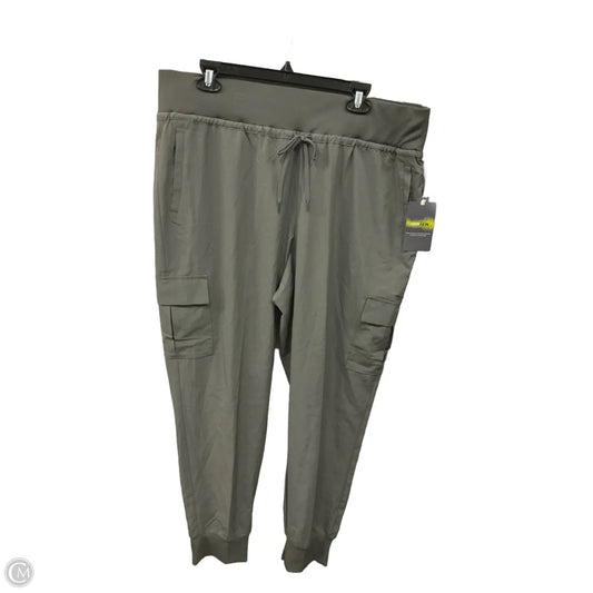 Athletic Pants By Tek Gear In Green, Size: Xl