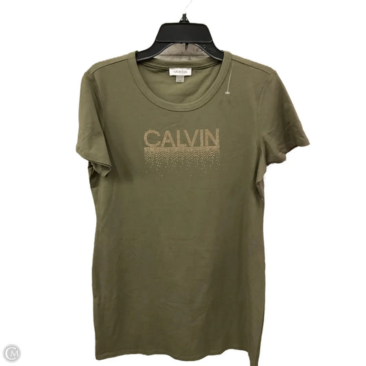 Dress Casual Maxi By Calvin Klein In Green, Size: L