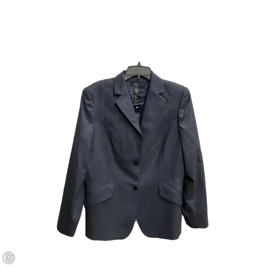 Blazer By Clothes Mentor In Blue, Size: Xl