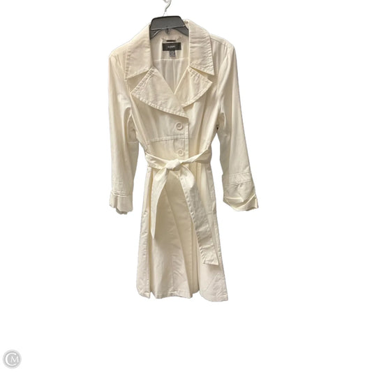 Jacket Moto By Alfani In Cream, Size: L