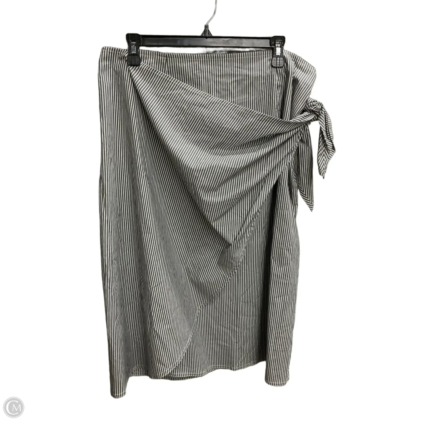 Skirt Maxi By Chaps In Grey, Size: 14