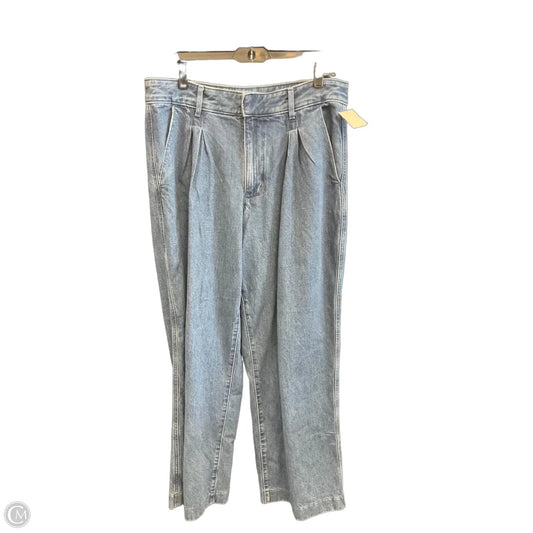 Jeans Wide Leg By Banana Republic In Blue Denim, Size: 12
