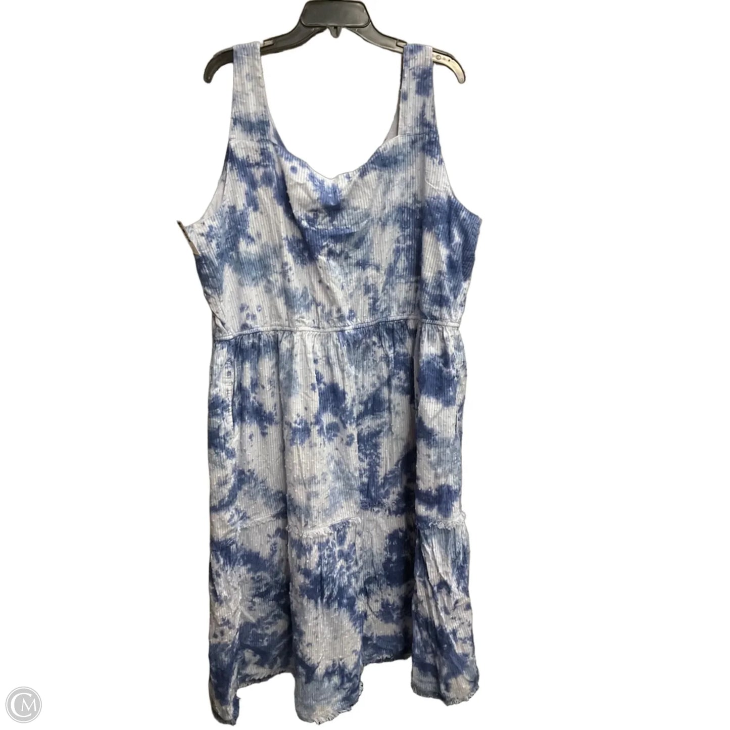 Dress Casual Maxi By Lane Bryant In Blue, Size: 3x