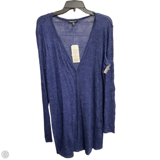 Dress Casual Maxi By Eileen Fisher In Blue, Size: Xl