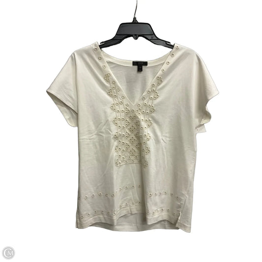 Top Sleeveless By J. Crew In White, Size: S
