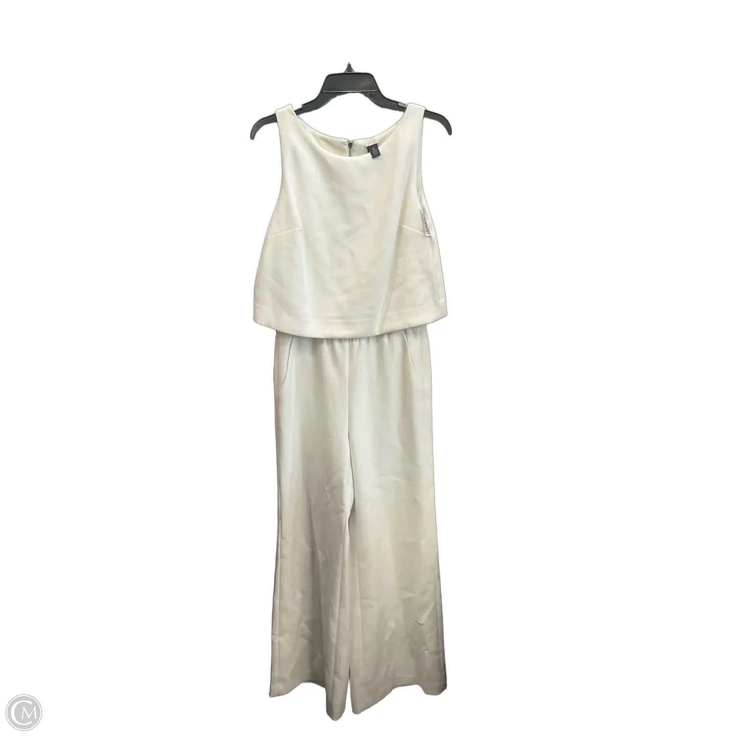 Jumpsuit By Black Label In White, Size: Xs