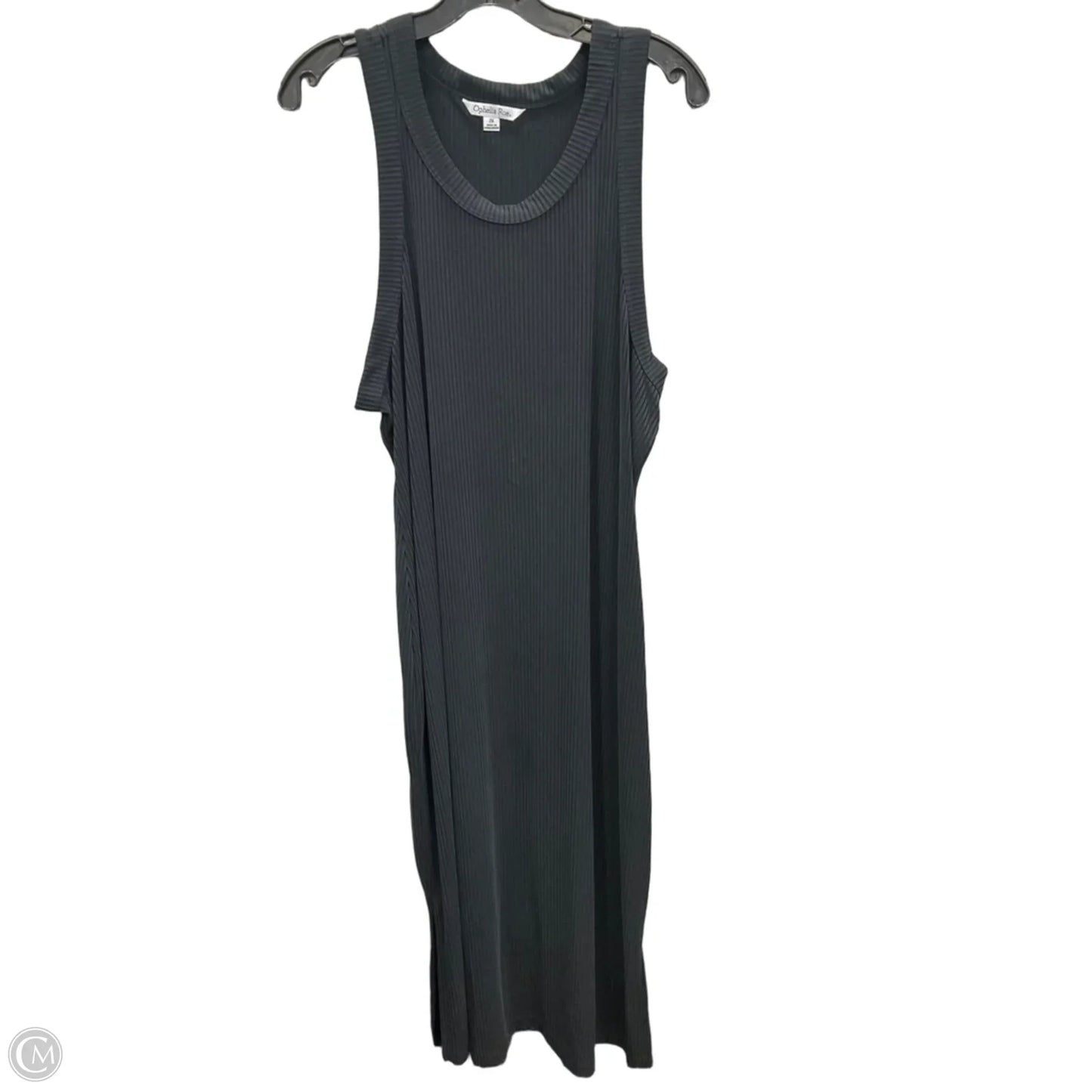 Dress Casual Maxi By Ophelia Roe In Black, Size: 2x