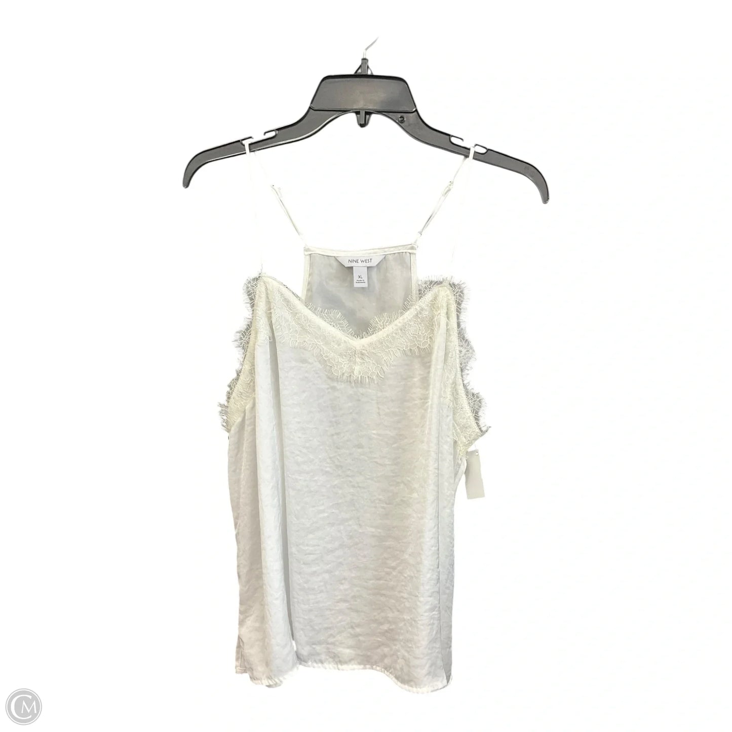 Tank Top By Nine West Apparel In White, Size: Xl