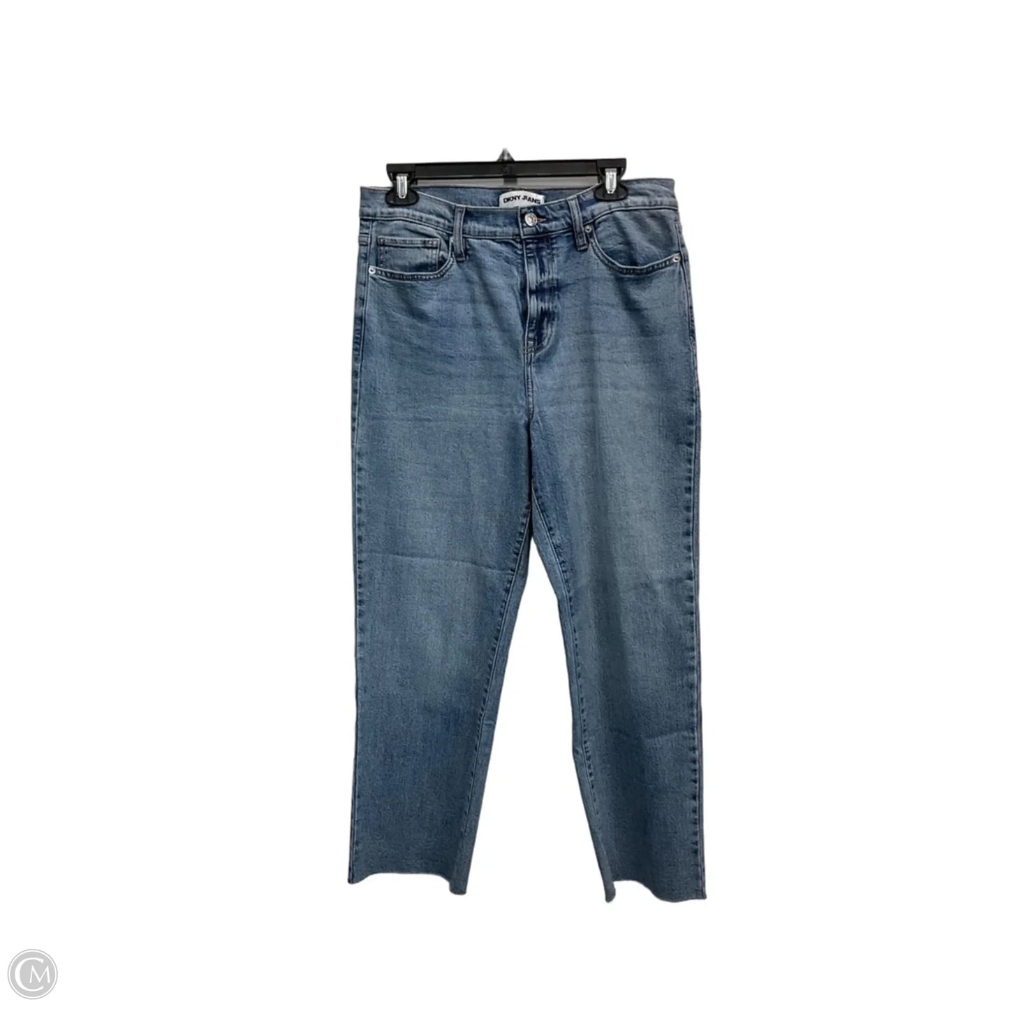 Jeans Straight By Dkny In Blue Denim, Size: 8