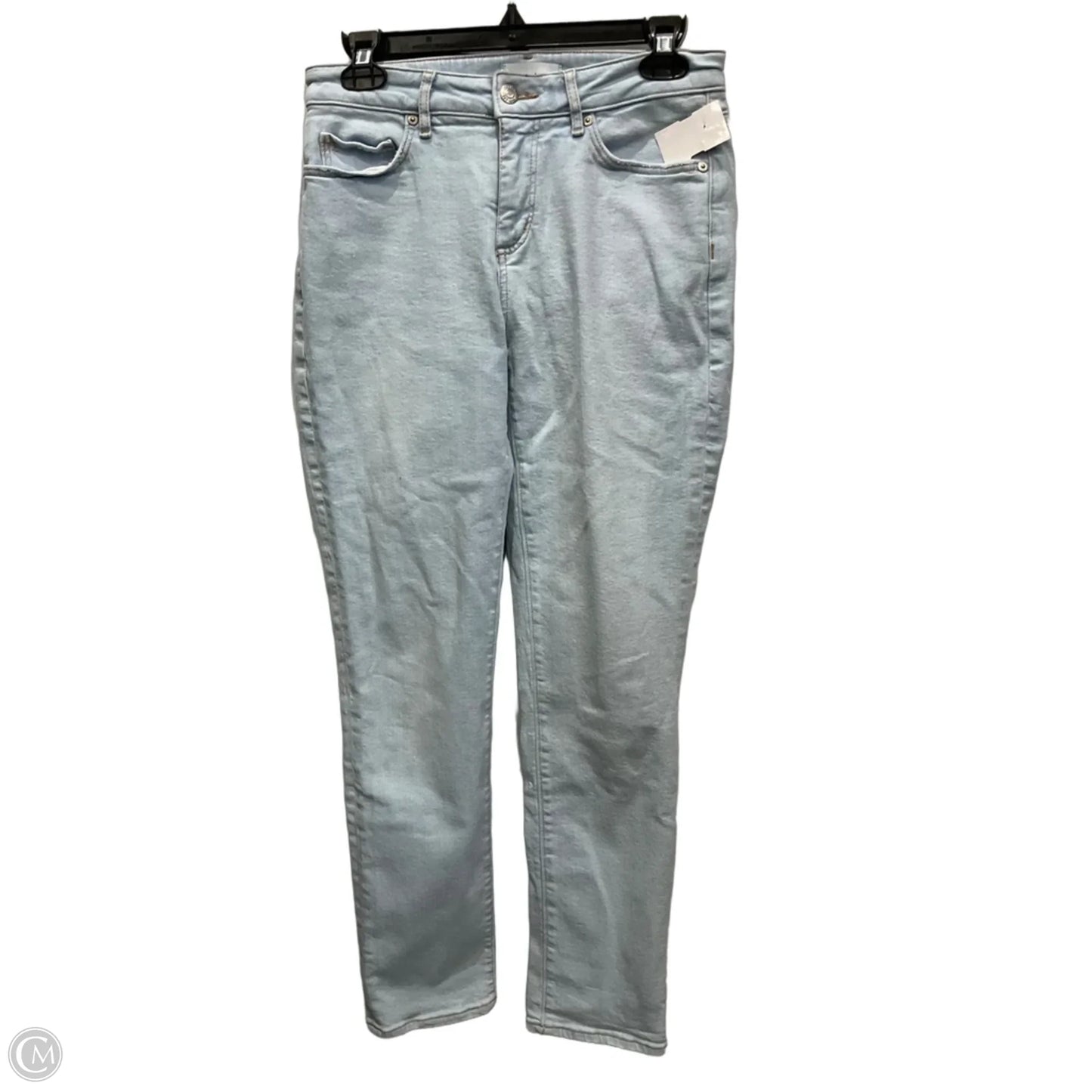 Jeans Skinny By Loft In Blue Denim, Size: 0