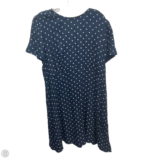 Dress Casual Midi By Old Navy In Navy, Size: Xl