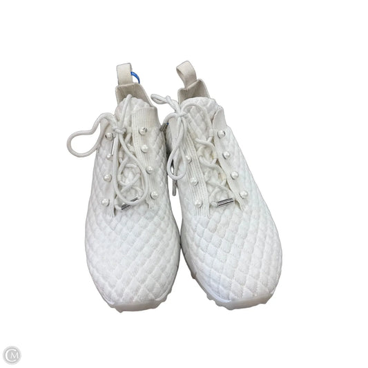 Shoes Luxury Designer By Jimmy Choo In White, Size: 8.5