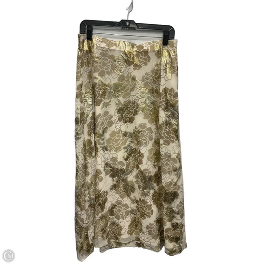 Skirt Maxi By Vince Camuto In Gold, Size: 8