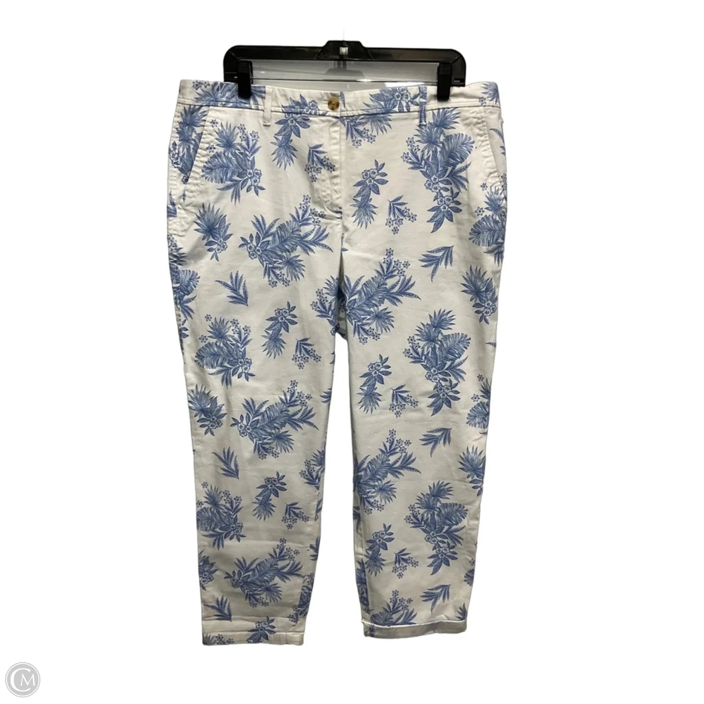 Pants Chinos & Khakis By Talbots In Blue & White, Size: 14