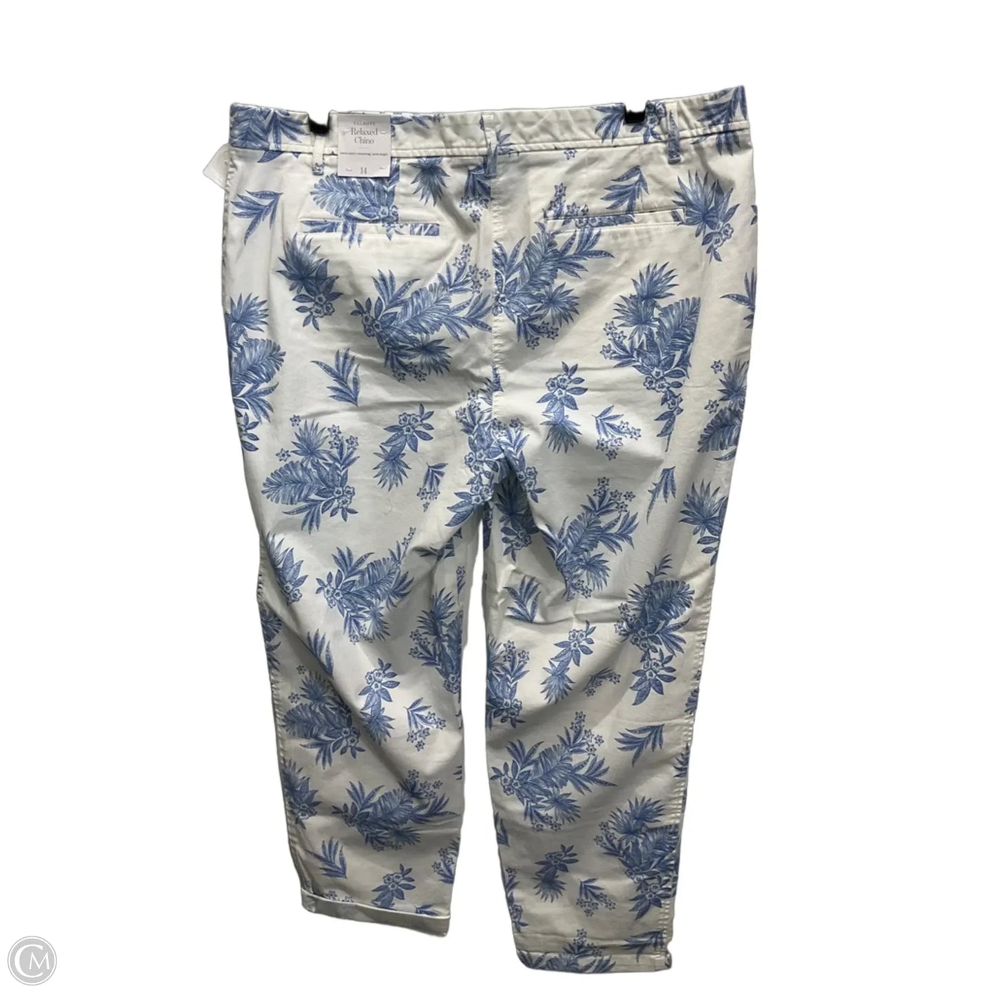 Pants Chinos & Khakis By Talbots In Blue & White, Size: 14