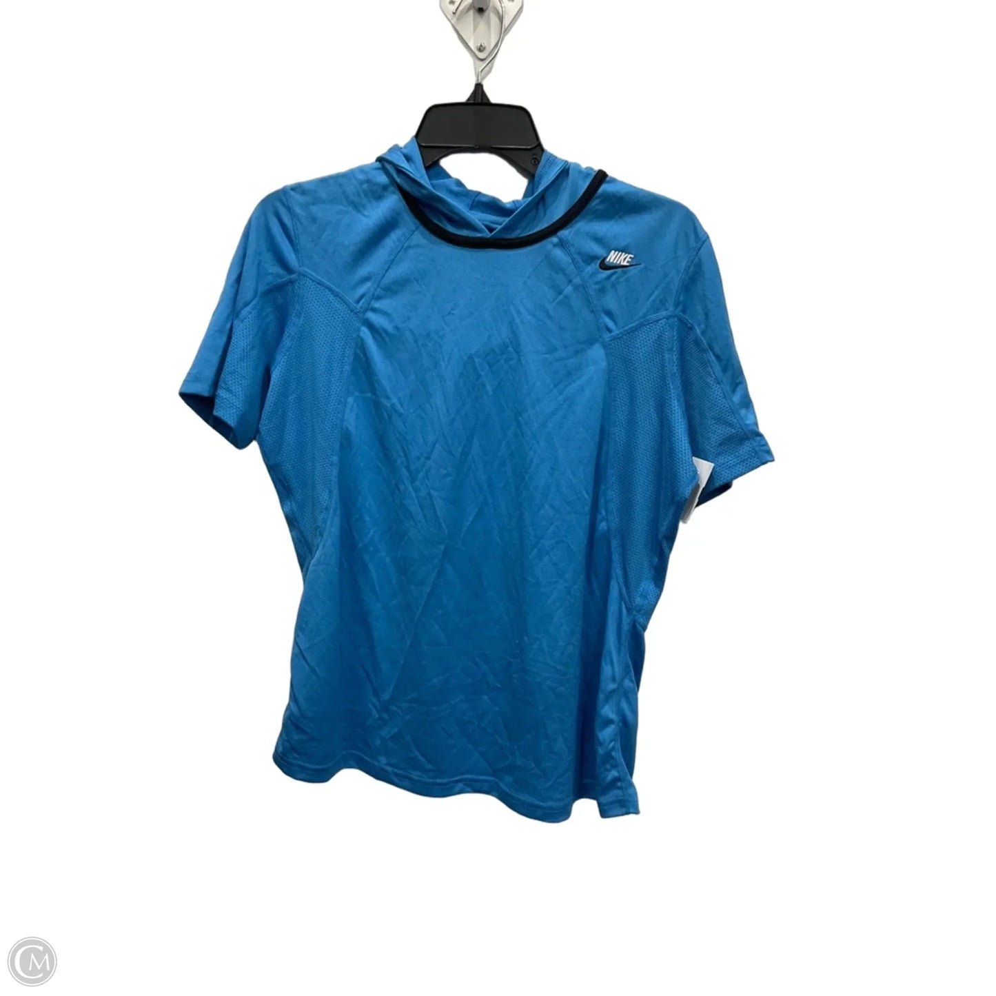 Athletic Top Short Sleeve By Nike Apparel In Blue, Size: Xl