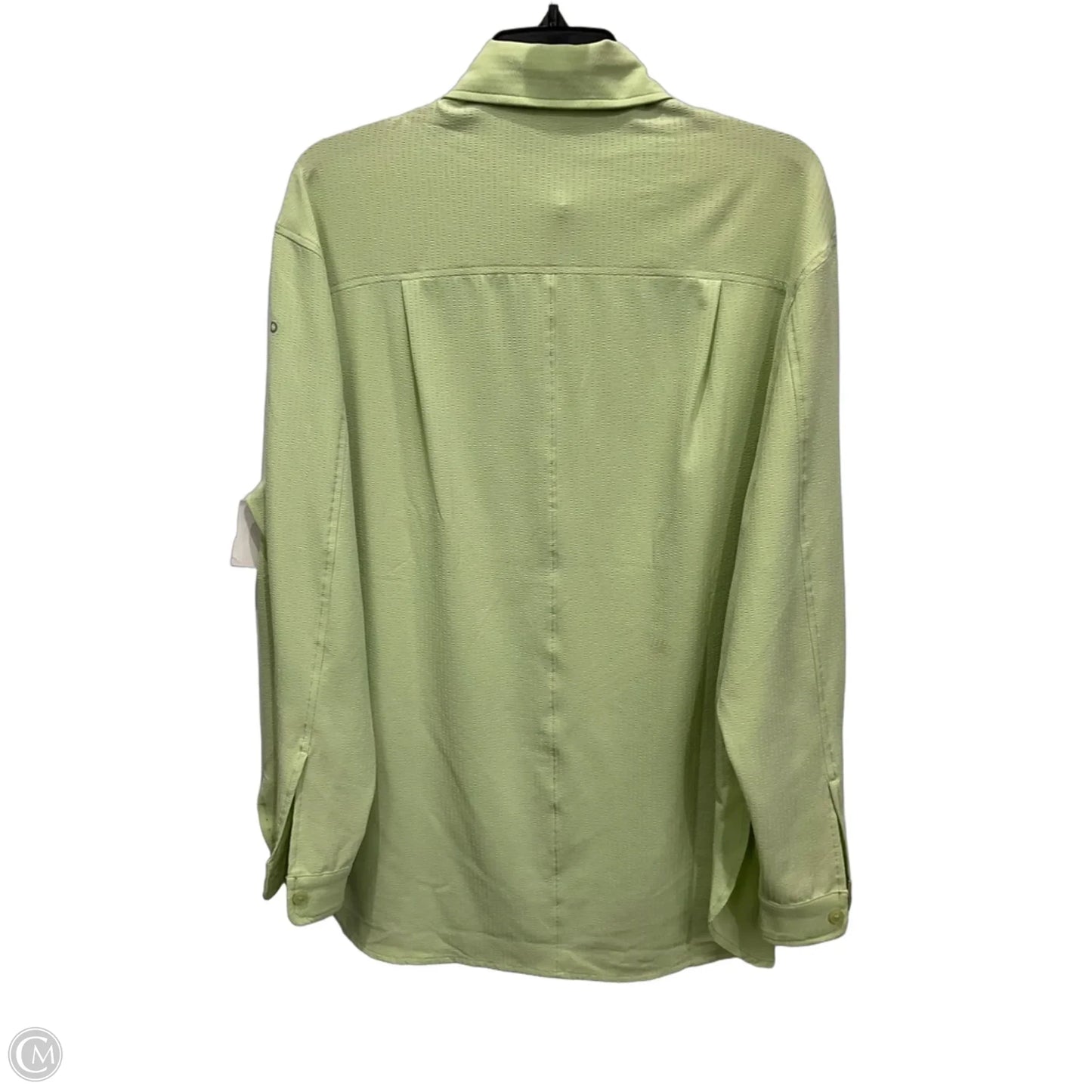 Blouse Long Sleeve By Alo In Green, Size: Xs