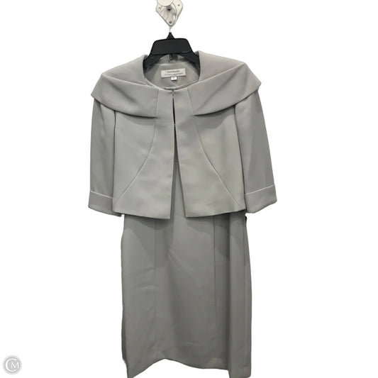 Dress Suit 2pc By Tahari In Grey, Size: 6