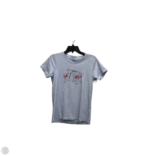 Top Short Sleeve Basic By J. Crew In Blue, Size: S