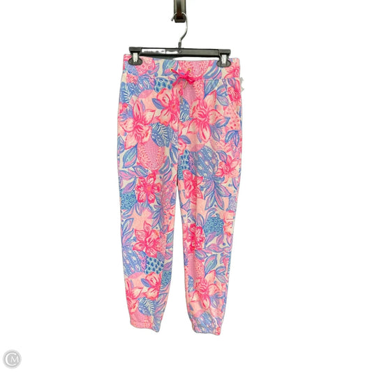 Pants Designer By Lilly Pulitzer In Pink & Purple, Size: 0p