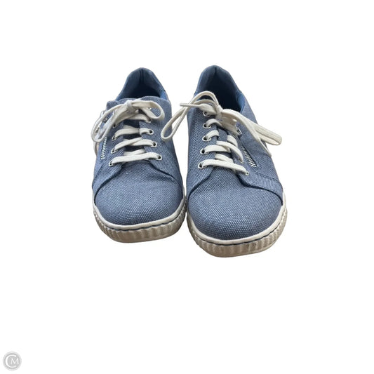 Shoes Sneakers By Clarks In Blue, Size: 7.5
