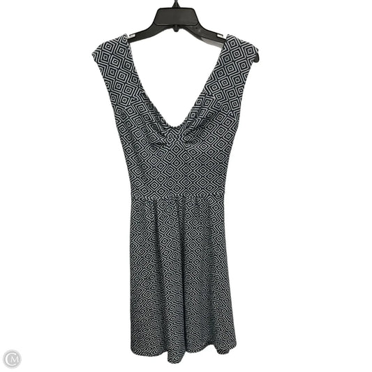 Dress Casual Midi By Anthropologie In Blue & White, Size: M
