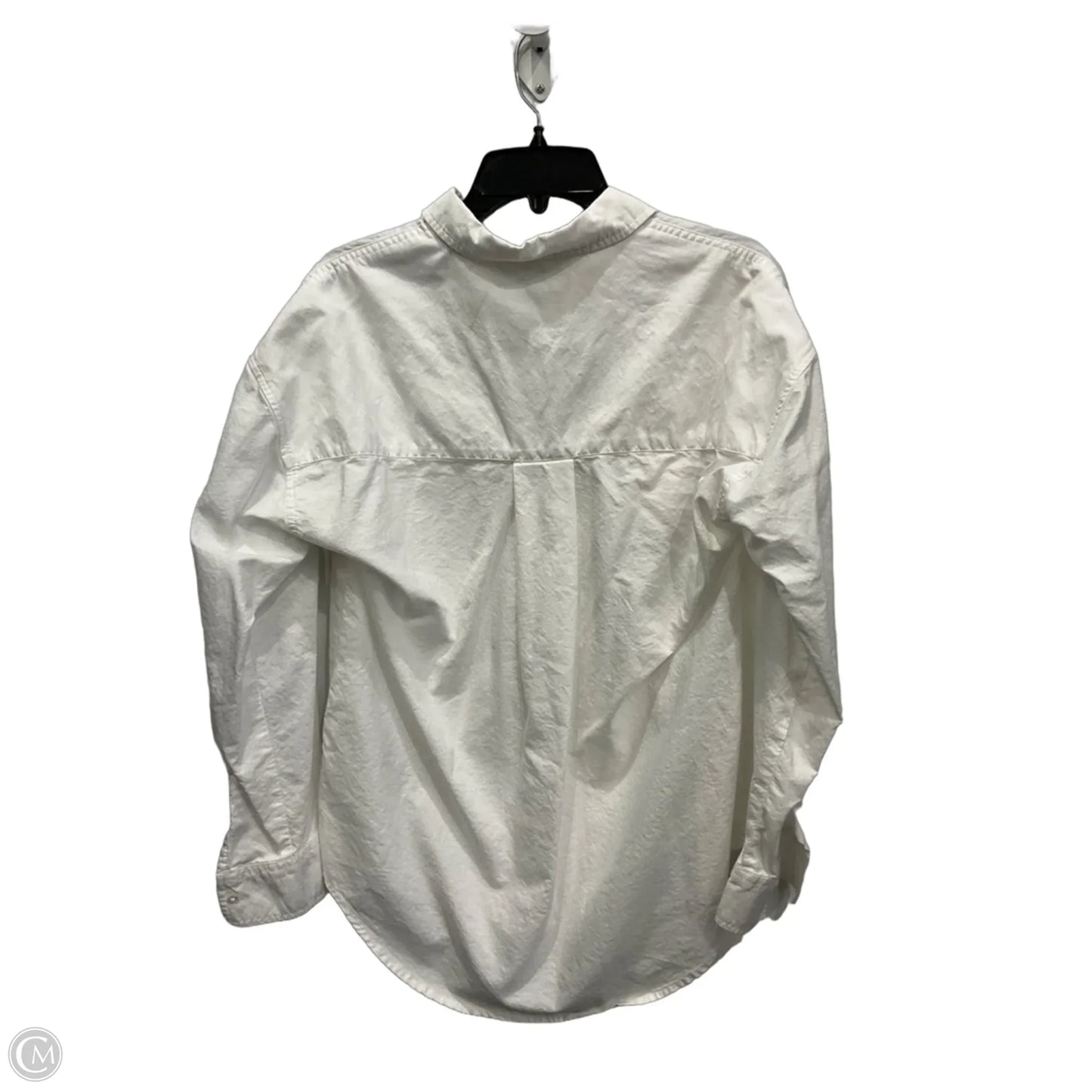 Blouse Long Sleeve By Beachlunchlounge In White, Size: M