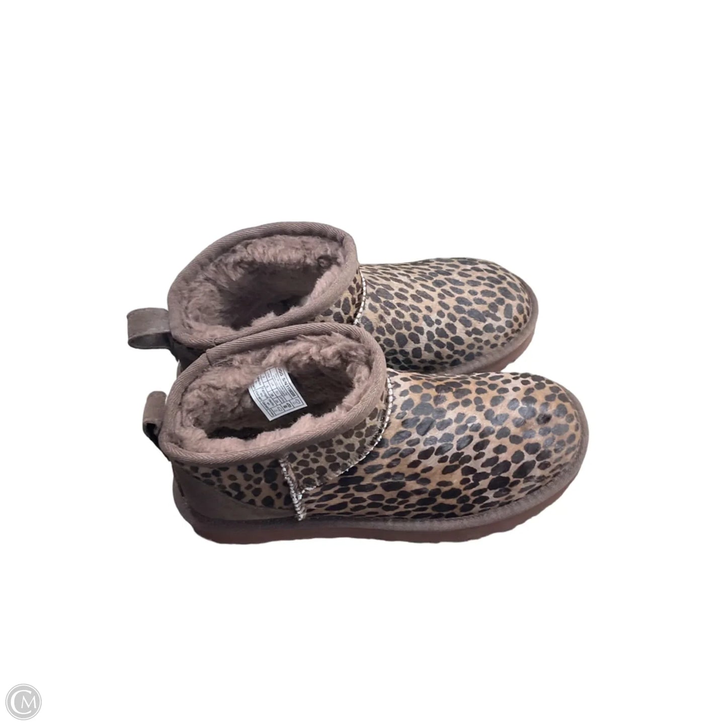 Boots Designer By Ugg In Animal Print, Size: 7