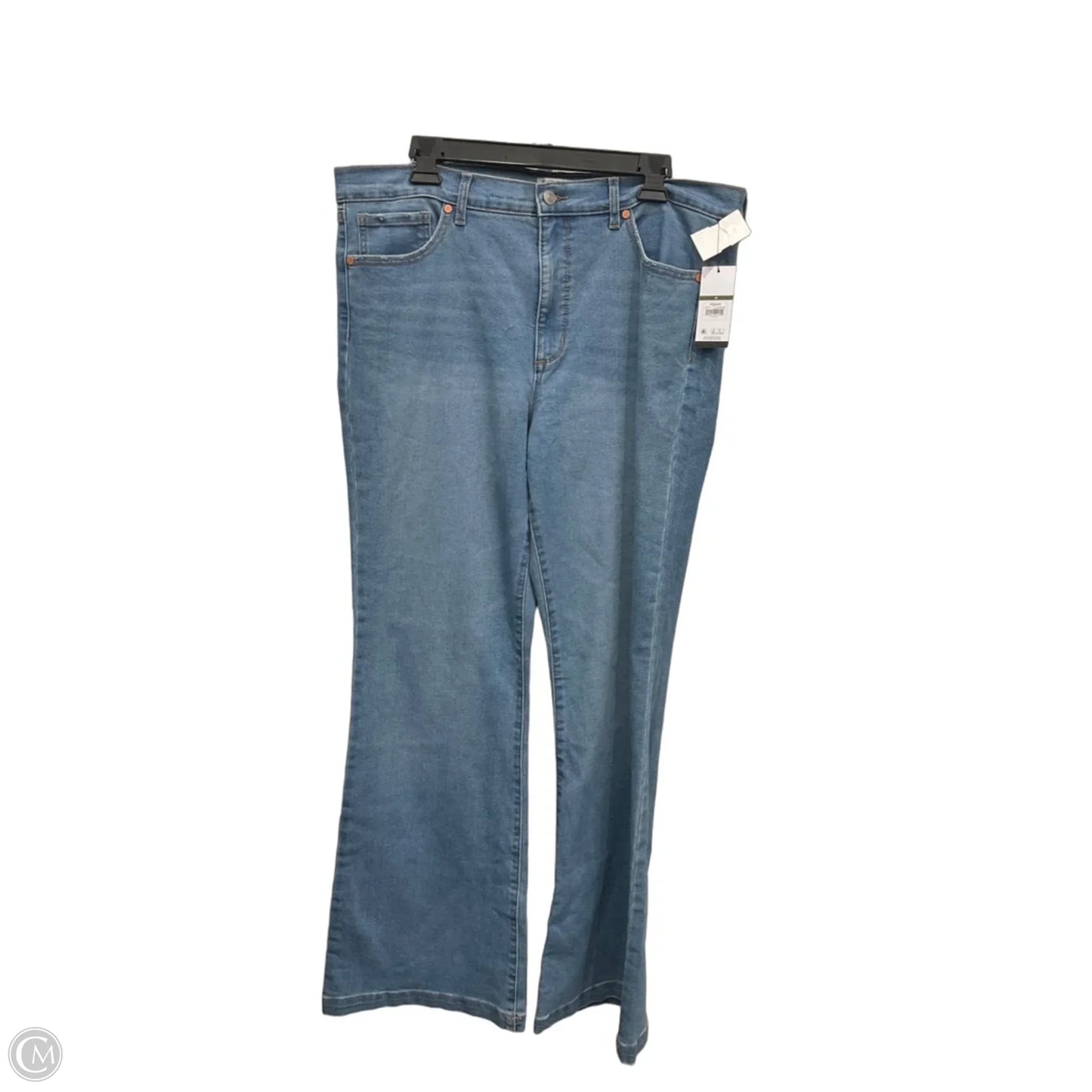 Jeans Flared By Sofia By Sofia Vergara In Blue Denim, Size: 18