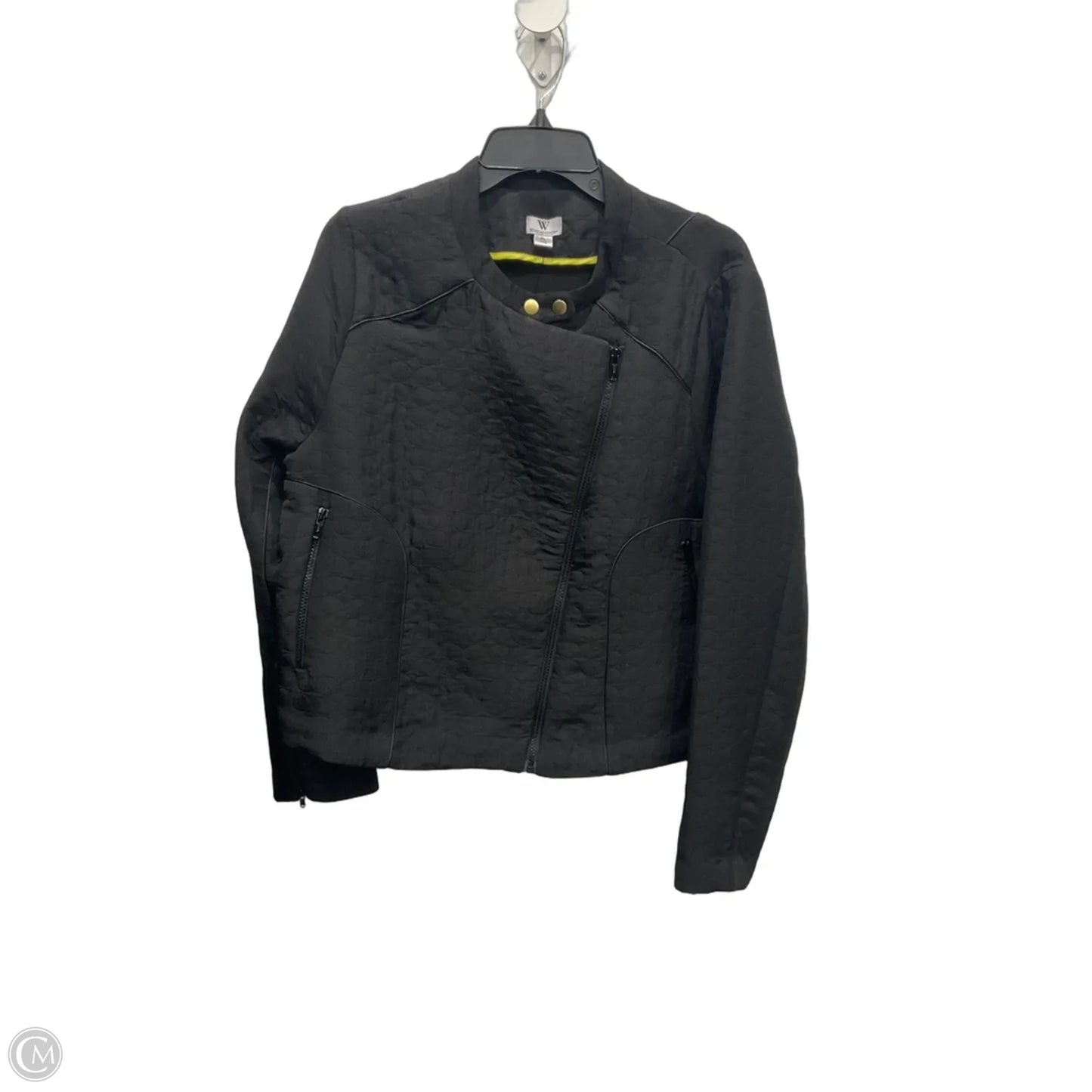 Jacket Moto By Worthington In Black, Size: Xl